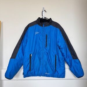 Obermeyer Stowe Blue and Black Ski Jacket